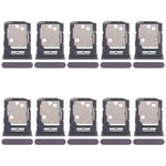 Per OPPO Reno12 5G CPH2625 10 pezzi Vassoio originale per SIM + Vassoio per SIM / Vassoio per scheda Micro SD, For OPPO Reno12 5G (Original)