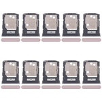 Per OPPO Reno12 5G CPH2625 10 pezzi Vassoio originale per SIM + Vassoio per SIM / Vassoio per scheda Micro SD, For OPPO Reno12 5G (Original)