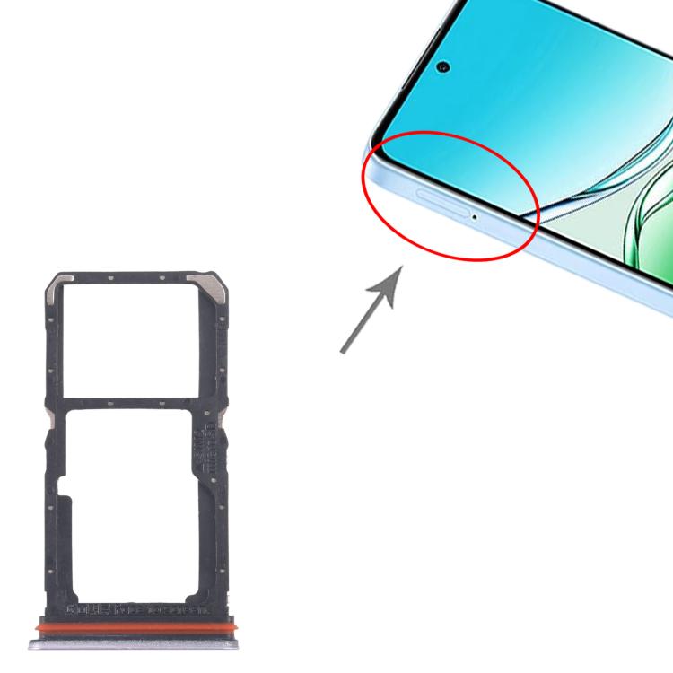 Per OPPO A5 Pro 4G CPH2711 10 pezzi Vassoio originale per SIM + Vassoio per SIM / Vassoio per scheda Micro SD, For OPPO A5 Pro 4G(Original)