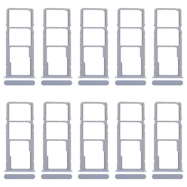 Per Realme Note 50 RMX3834 10 pezzi Vassoio originale per scheda SIM + Vassoio per scheda SIM + Vassoio per scheda Micro SD, For Realme Note 50 (Original)
