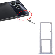 Per Realme Note 50 RMX3834 10 pezzi Vassoio originale per scheda SIM + Vassoio per scheda SIM + Vassoio per scheda Micro SD, For Realme Note 50 (Original)