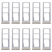 Per Realme Note 50 RMX3834 10 pezzi Vassoio originale per scheda SIM + Vassoio per scheda SIM + Vassoio per scheda Micro SD, For Realme Note 50 (Original)
