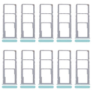 Per Realme C51 RMX3830 10 pezzi Vassoio originale per SIM + Vassoio per SIM + Vassoio per scheda Micro SD, For Realme C51 (Original)