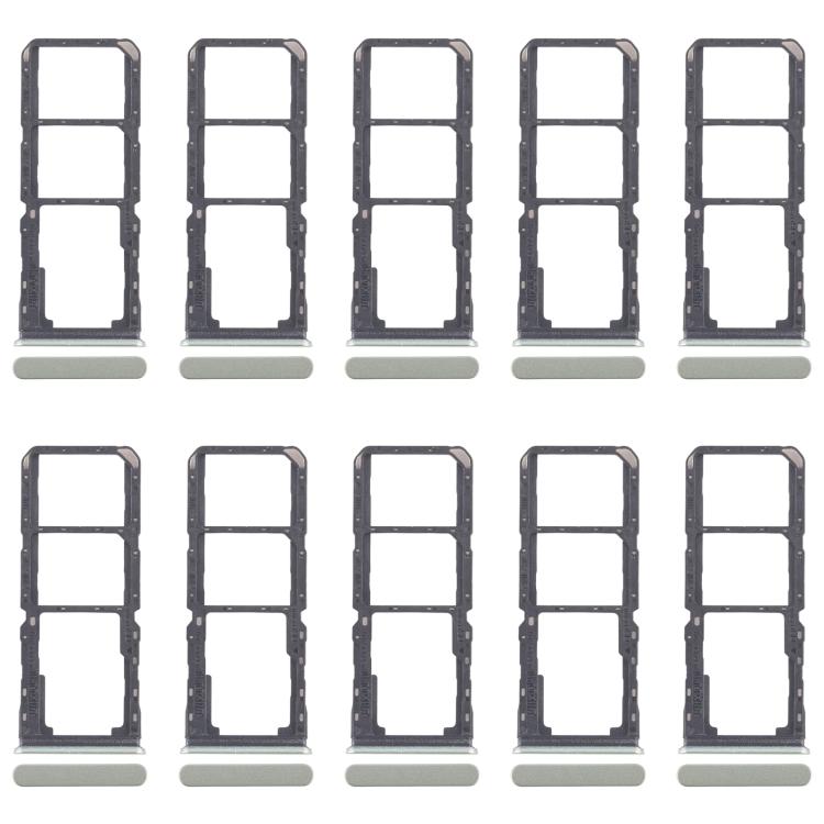 Per Realme 11x 5G RMX3785 10 pezzi Vassoio originale per SIM card + Vassoio per SIM card + Vassoio per Micro SD card, For Realme 11x 5G(Original)
