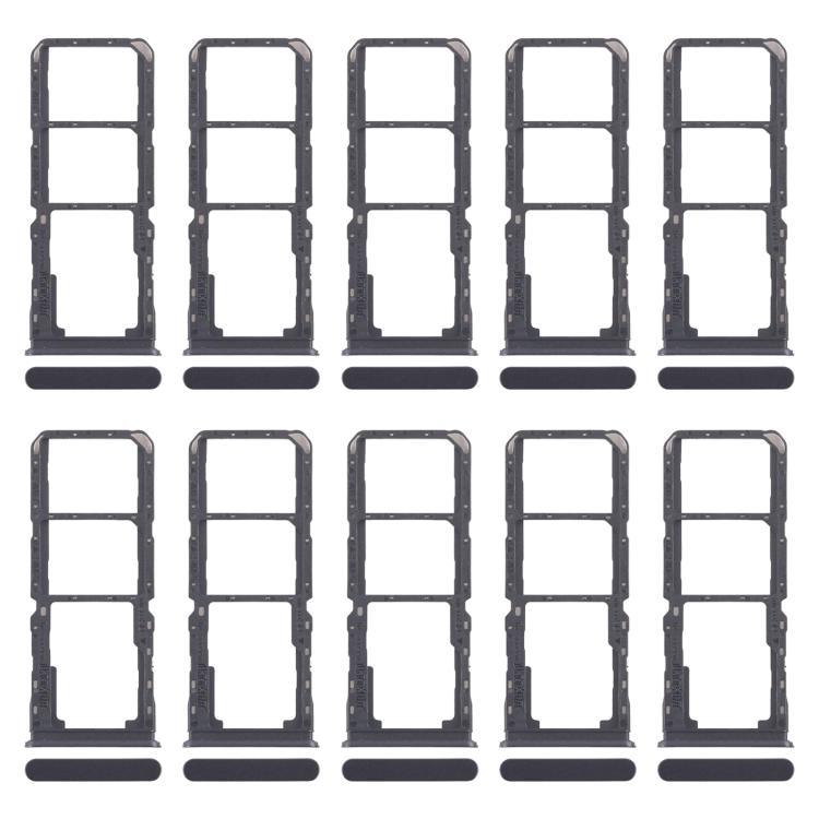 Per Realme C67 5G 10 pezzi Vassoio originale per scheda SIM + Vassoio per scheda SIM + Vassoio per scheda Micro SD, For Realme C67 5G(Original)