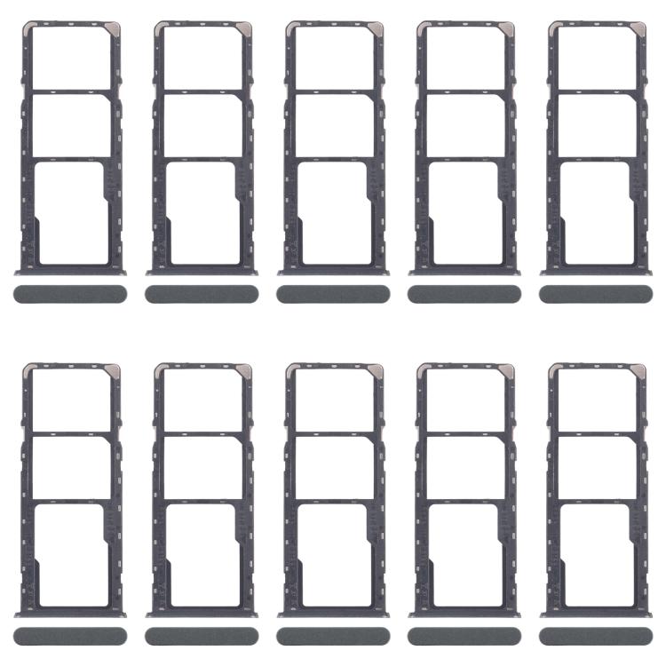 Per Realme C61 4G RMX3939 RMX3930 10 pezzi Vassoio originale per SIM card + Vassoio per SIM card + Vassoio per Micro SD card, For Realme C61 4G(Original)