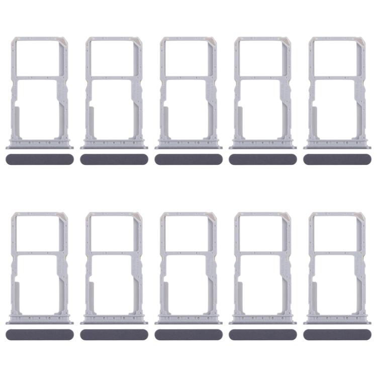 Per Realme 14x India 10 pezzi Vassoio originale per scheda SIM + Vassoio per scheda SIM / Vassoio per scheda Micro SD, For Realme 14x India (Original)