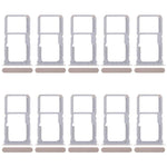 Per Realme 14x India 10 pezzi Vassoio originale per scheda SIM + Vassoio per scheda SIM / Vassoio per scheda Micro SD, For Realme 14x India (Original)
