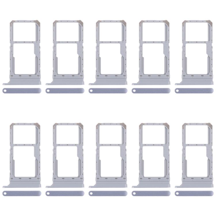 Per Realme 12x India 5G RMX3998 10 pezzi Vassoio originale per SIM card + Vassoio per SIM card / Vassoio per Micro SD card, For Realme 12x India 5G (Original)
