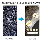 Schermo LCD digitalizzatore completo con cornice, modello GP4BC GE2AE originale per Google Pixel 7 Pro, cavo flessibile per impronta digitale incluso., For Google Pixel 7 Pro(Original with Fingerprint)