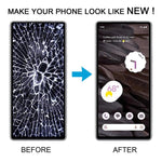 Schermo LCD digitalizzatore completo con cornice, incluso cavo flessibile per impronte digitali, per Google Pixel 7a GWKK3 GHL1X G0DZQ G82U8., For Google Pixel 7a(Original)
