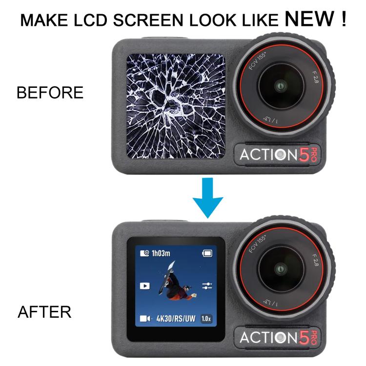 Schermo LCD secondario originale per DJI Osmo Action 5 Pro, For DJI Osmo Action 5 Pro(Original Secondary LCD)