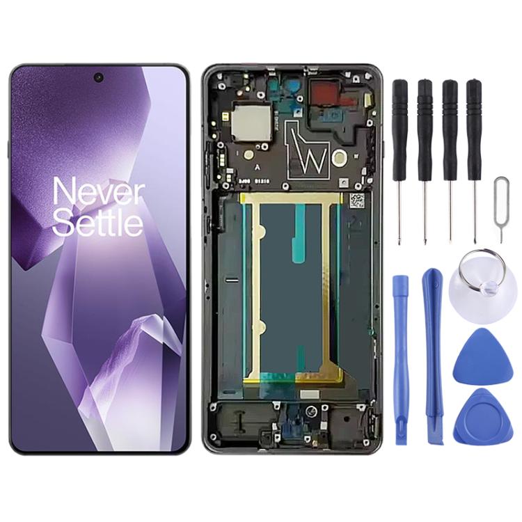 Schermo LCD digitalizzatore completo con cornice per OnePlus Ace 5 Pro PKR110, For OnePlus Ace 5 Pro(Original)