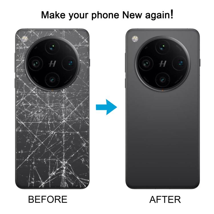 Cover posteriore originale con copriobiettivo per OPPO Find X8 Pro CPH2659, For OPPO Find X8 Pro(Original with Camera Cover)