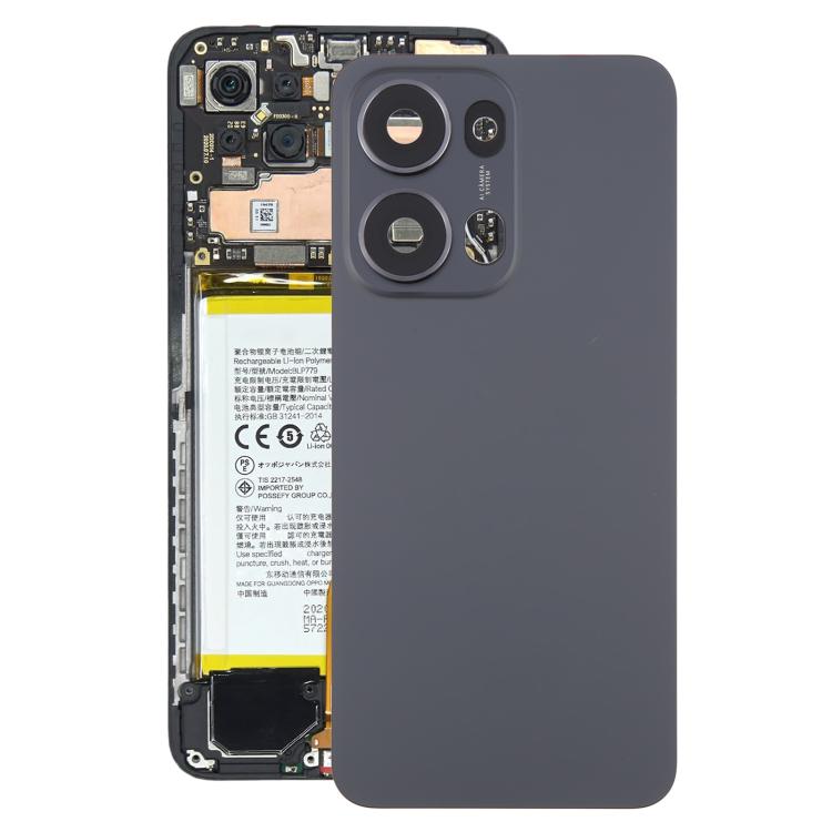 Cover posteriore originale con copriobiettivo della fotocamera per OPPO Reno13 Pro 5G CPH2697, For OPPO Reno13 Pro 5G(Original with Camera Cover)