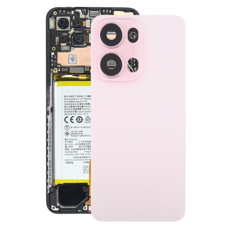 Cover posteriore originale con copriobiettivo della fotocamera per OPPO Reno13 Pro 5G CPH2697, For OPPO Reno13 Pro 5G(Original with Camera Cover)