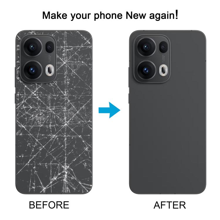 Cover posteriore originale con copriobiettivo della fotocamera per OPPO Reno13 Pro 5G CPH2697, For OPPO Reno13 Pro 5G(Original with Camera Cover)