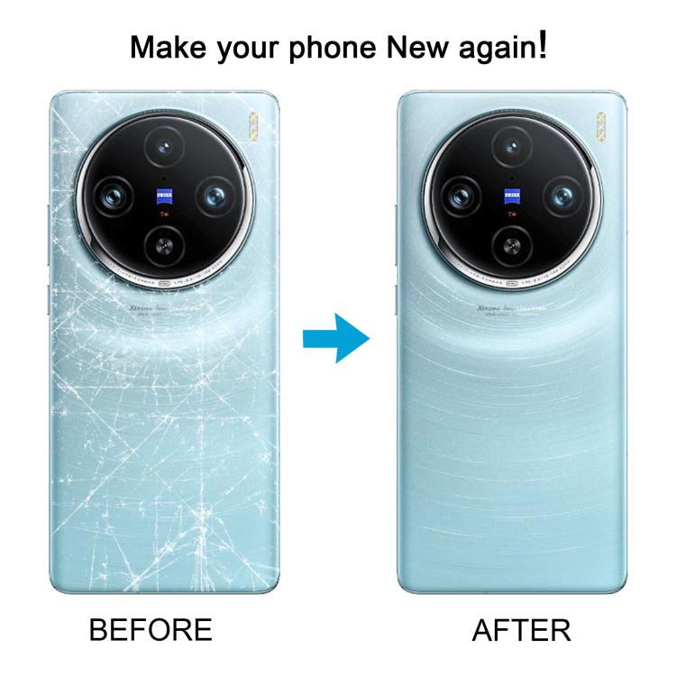 Cover posteriore originale con copriobiettivo per fotocamera per vivo X100 Pro 5G V2324A V2309., For vivo X100 Pro 5G(Original with Camera Cover)