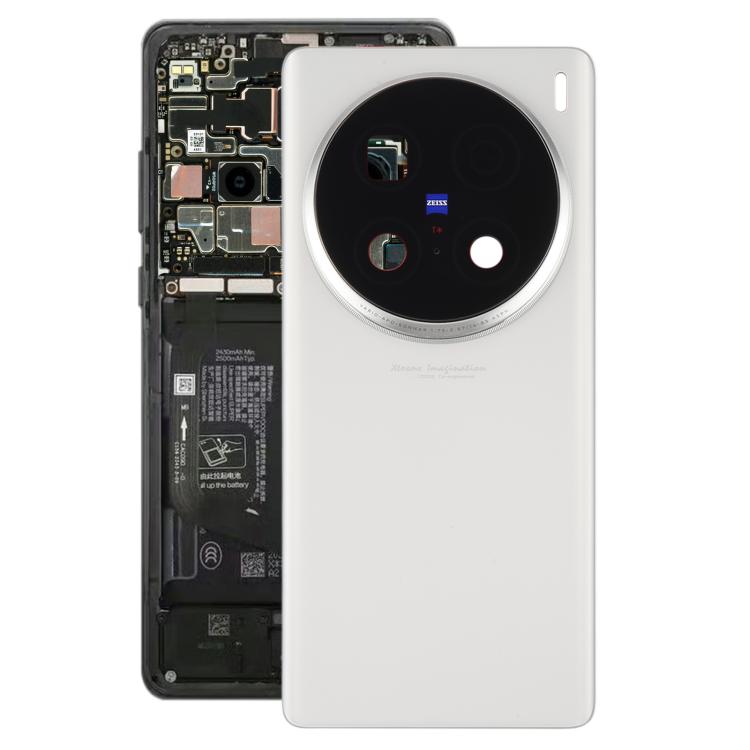 Cover posteriore originale con copriobiettivo della fotocamera per vivo X100 Ultra 5G V2366GA V2366HA, For vivo X100 Ultra 5G(Original with Camera Cover)