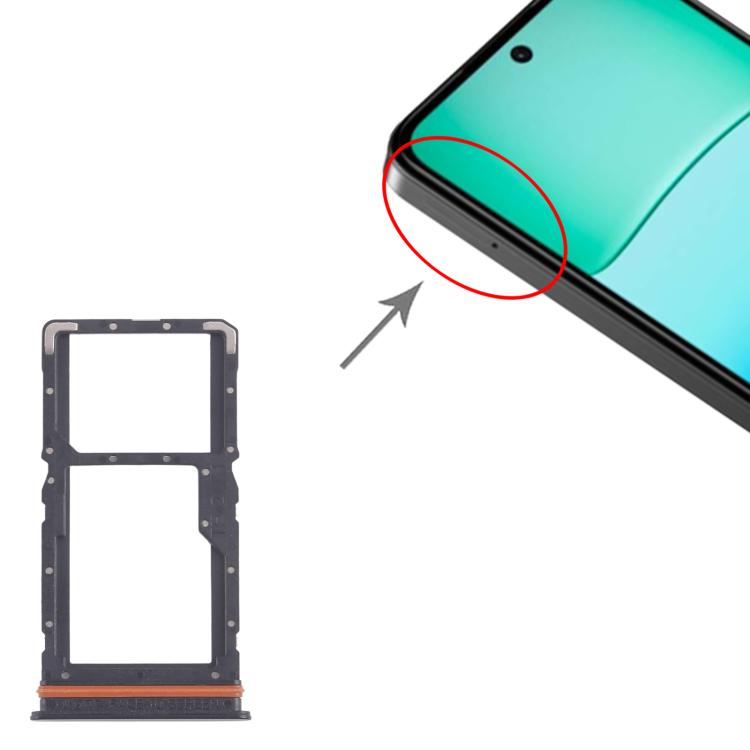 Vassoio per SIM card da 10 pezzi per Xiaomi Redmi 13 5G + vassoio per SIM card / vassoio per scheda Micro SD, For Xiaomi Redmi 13 5G