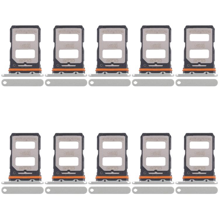 Vassoio per SIM card da 10 pezzi per Xiaomi 14 Civi + vassoio per SIM card, For Xiaomi 14 Civi