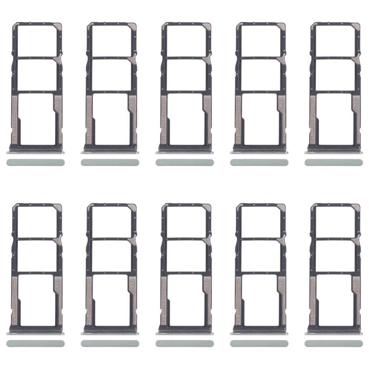 Per Xiaomi Poco C75 10 pezzi Vassoio originale per SIM + Vassoio per SIM + Vassoio per Micro SD, For Xiaomi Poco C75