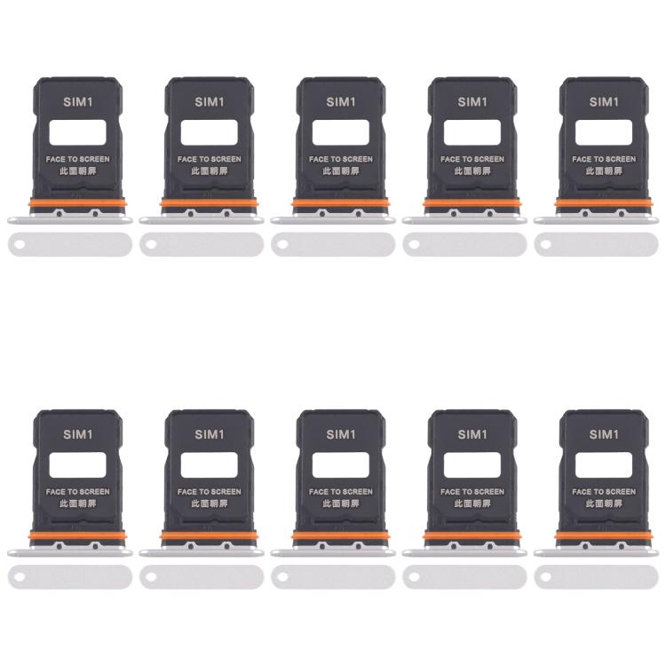 Vassoio per SIM card da 10 pezzi per Xiaomi 15 Ultra + vassoio per SIM card, For Xiaomi 15 Ultra