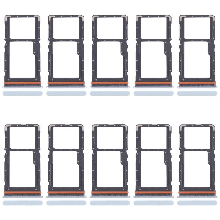 Vassoio per SIM originale Xiaomi Redmi Note 13R (10 pezzi) + vassoio per SIM/scheda Micro SD, For Xiaomi Redmi Note 13R