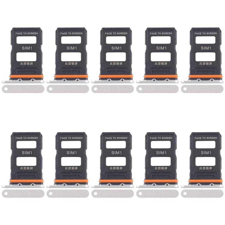 Vassoio per SIM card da 10 pezzi per Xiaomi 14 Ultra + vassoio per SIM card, For Xiaomi 14 Ultra
