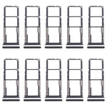 Per Xiaomi Poco M6 Pro 4G 10 pezzi Vassoio originale per scheda SIM + Vassoio per scheda SIM + Vassoio per scheda Micro SD, For Xiaomi Poco M6 Pro 4G