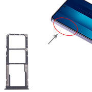 Per Xiaomi Poco M6 Pro 4G 10 pezzi Vassoio originale per scheda SIM + Vassoio per scheda SIM + Vassoio per scheda Micro SD, For Xiaomi Poco M6 Pro 4G
