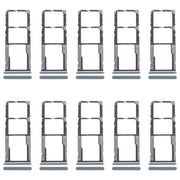 Per Xiaomi Poco M6 Pro 4G 10 pezzi Vassoio originale per scheda SIM + Vassoio per scheda SIM + Vassoio per scheda Micro SD, For Xiaomi Poco M6 Pro 4G