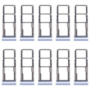 Per Xiaomi Poco M6 Pro 4G 10 pezzi Vassoio originale per scheda SIM + Vassoio per scheda SIM + Vassoio per scheda Micro SD, For Xiaomi Poco M6 Pro 4G
