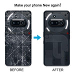 Cover posteriore trasparente originale For Nothing Phone 3a, For Nothing Phone 3a(Original)
