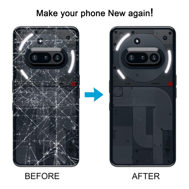 Cover posteriore trasparente originale For Nothing Phone 3a, For Nothing Phone 3a(Original)