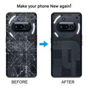 Cover posteriore trasparente originale For Nothing Phone 3a, For Nothing Phone 3a(Original)