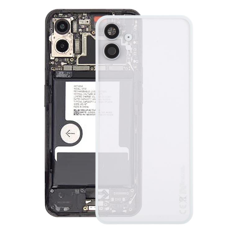 Cover posteriore trasparente originale For Nothing Phone 1 con copriobiettivo della fotocamera, For Nothing Phone 1(Original)