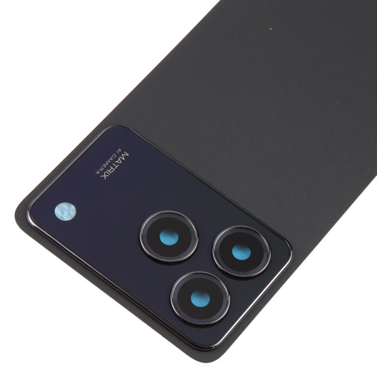 Cover posteriore in plastica con copriobiettivo per fotocamera per ZTE Blade A76 4G., For ZTE Blade A76 4G