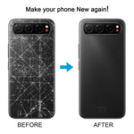 Cover posteriore in plastica con copriobiettivo per fotocamera per ZTE Nubia Air Z2468N., For ZTE nubia Air