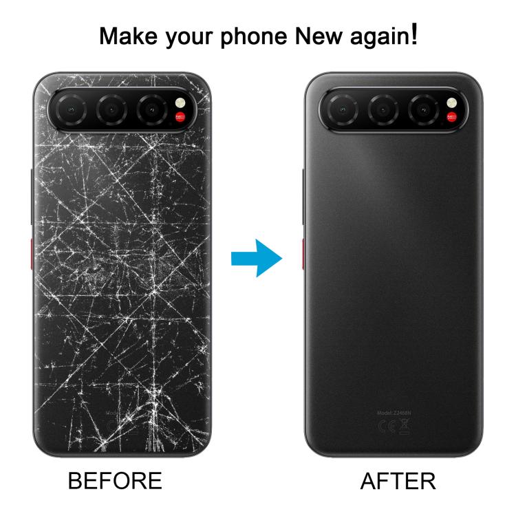 Cover posteriore in plastica con copriobiettivo per fotocamera per ZTE Nubia Air Z2468N., For ZTE nubia Air