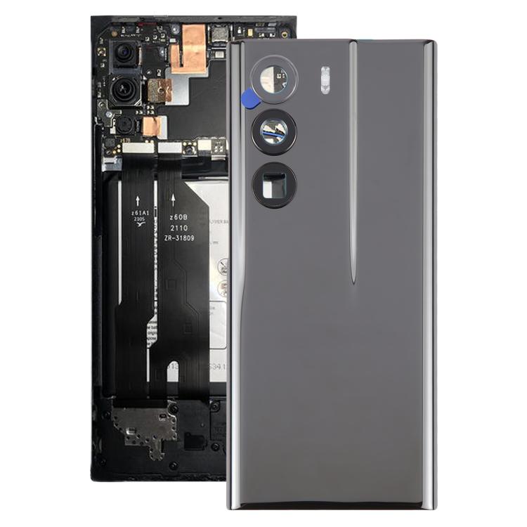 Cover posteriore originale in ceramica con copriobiettivo per ZTE Axon 40 Ultra Space Edition A2023P., For ZTE Axon 40 Ultra Space Edition