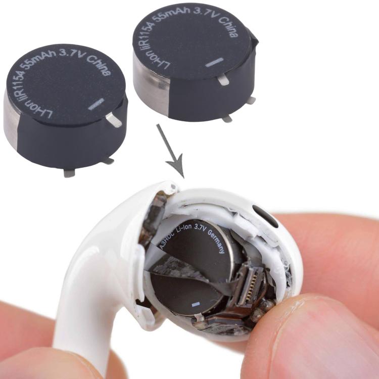 Batteria per auricolari Apple AirPods Pro 1 da 55 mAh liR1154 (destro + sinistro), For Apple AirPods Pro 1