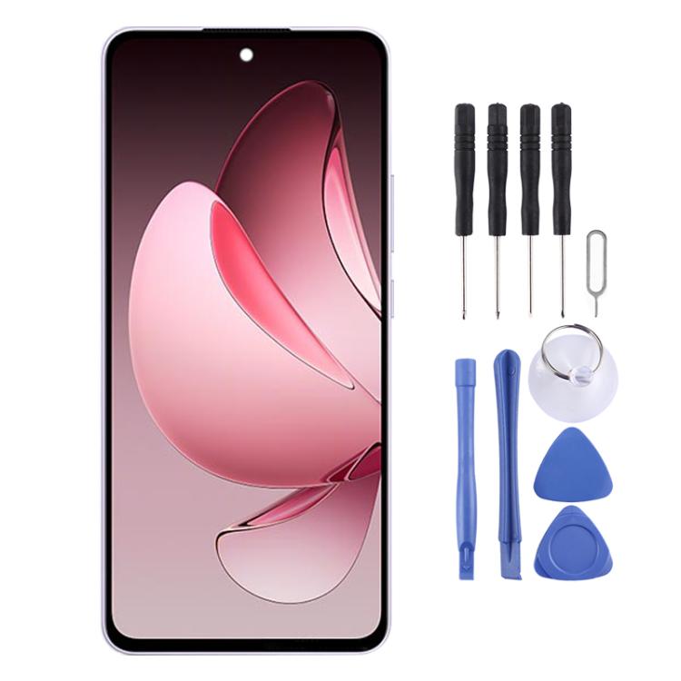Schermo LCD AMOLED originale con digitalizzatore per OPPO Reno13 F 4G CPH2701 / 5G CPH2699, assemblaggio completo., For OPPO Reno13 F 4G / 5G