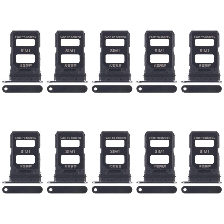 Vassoio per SIM card da 10 pezzi per Xiaomi 14 Pro + vassoio per SIM card, For Xiaomi 14 Pro