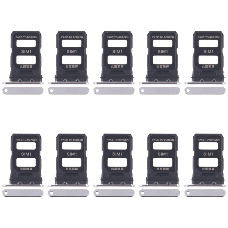 Vassoio per SIM card da 10 pezzi per Xiaomi 14 Pro + vassoio per SIM card, For Xiaomi 14 Pro