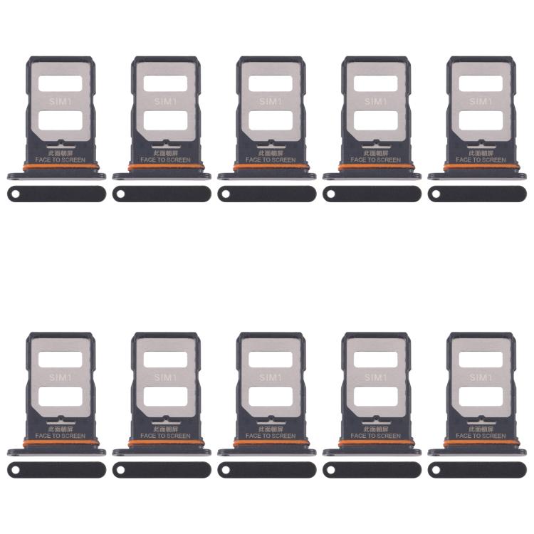 Vassoio per SIM card da 10 pezzi per Xiaomi Poco X6 + vassoio per SIM card, For Xiaomi Poco X6