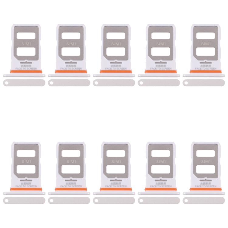 Vassoio per SIM card da 10 pezzi per Xiaomi Poco X6 + vassoio per SIM card, For Xiaomi Poco X6