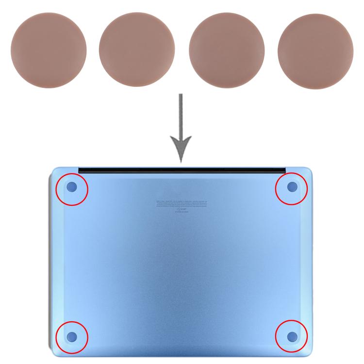 Tappetini in gomma 4 in 1 per la parte inferiore del case del Microsoft Surface Laptop 7, For Microsoft Surface Laptop 7(Original)