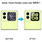 Schermo secondario LCD originale con digitalizzatore, assemblaggio completo, per Huawei Nova Flip., For Huawei Nova Flip(Original)