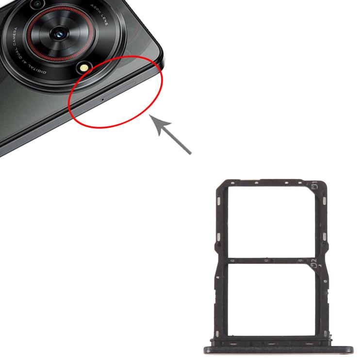 Vassoio per scheda SIM per ZTE Blade A75 5G Z2357N + Vassoio per scheda SIM, For ZTE Blade A75 5G